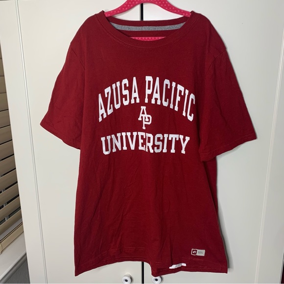 Youth Russell Athletics Azusa Pacific University Graphic T-Shirt - Picture 1 of 12